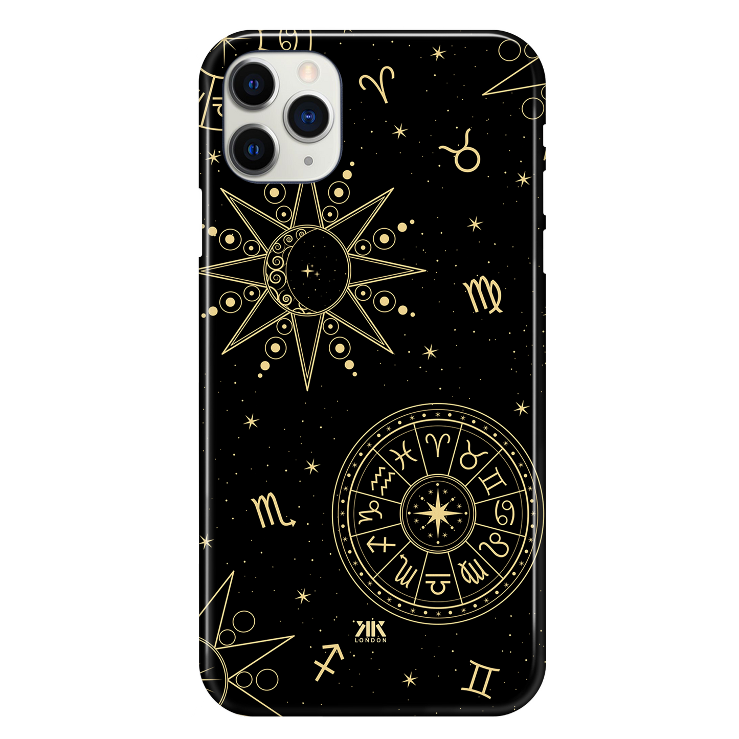 Black astronomy phone case