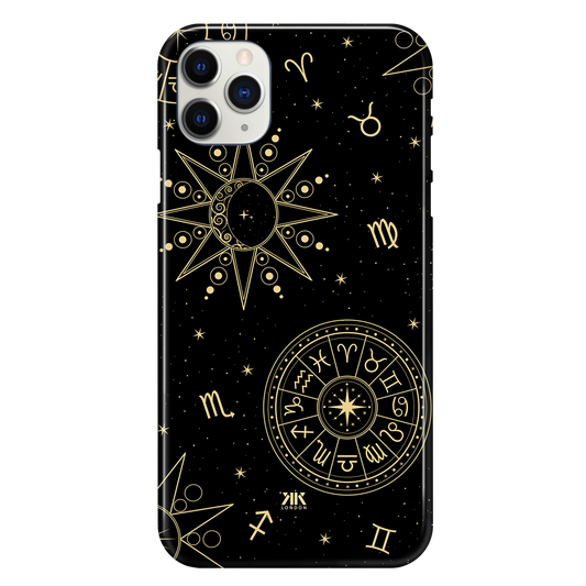 Black astronomy phone case