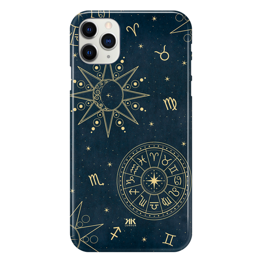 Blue astronomy phone case