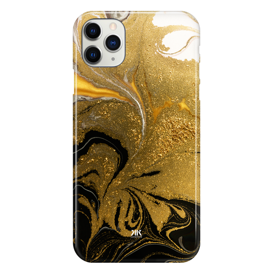 Marble Black and Gold Phone Case