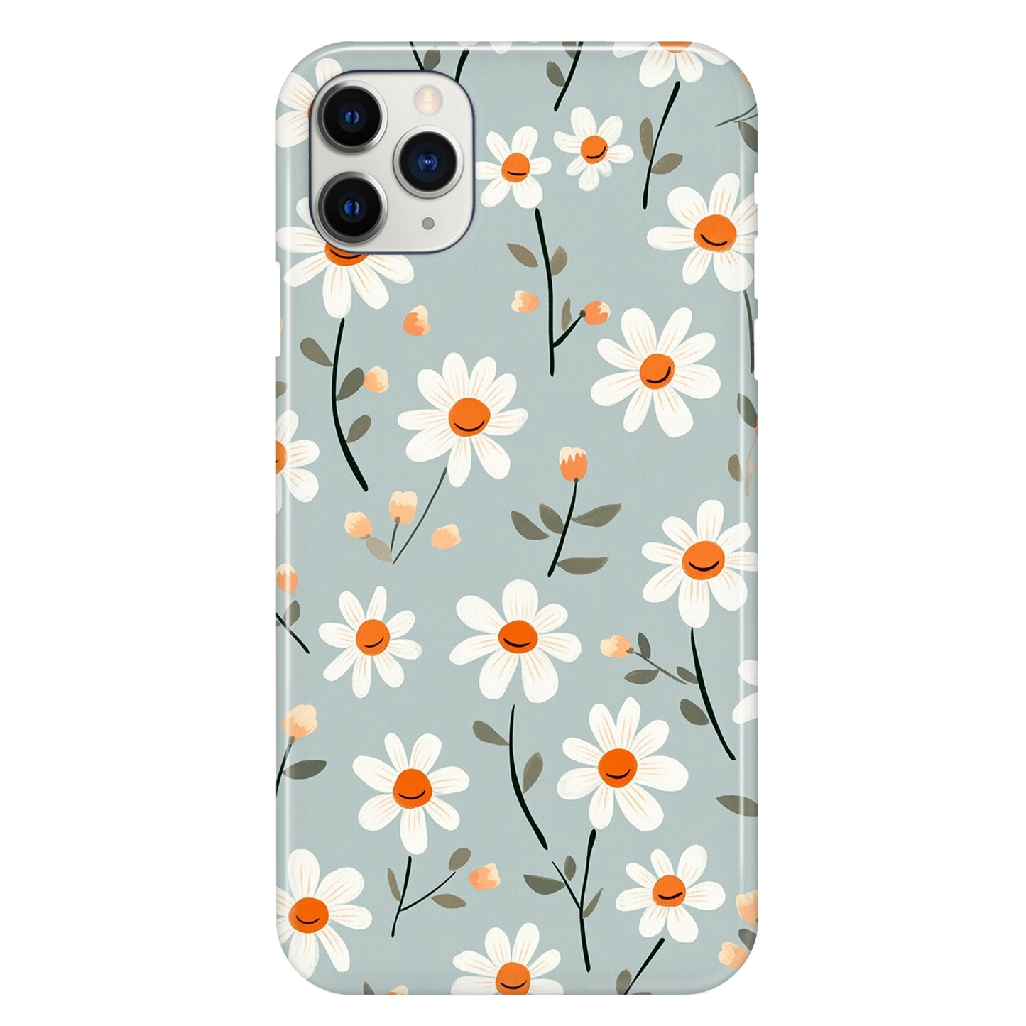 Daisies on Blue Phone Case