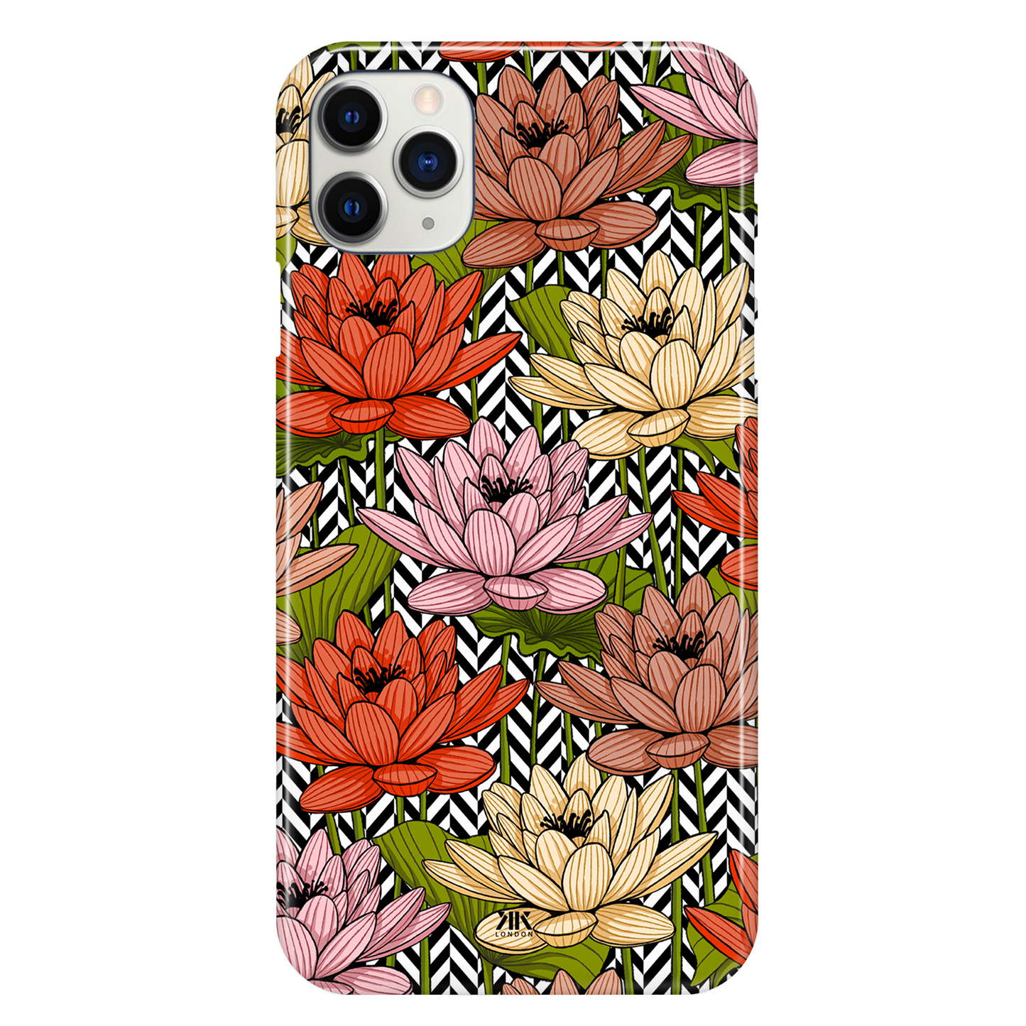 Floral Herringbone Phone Case