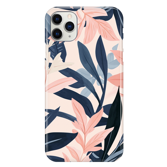 Pink Leaves Phone Case