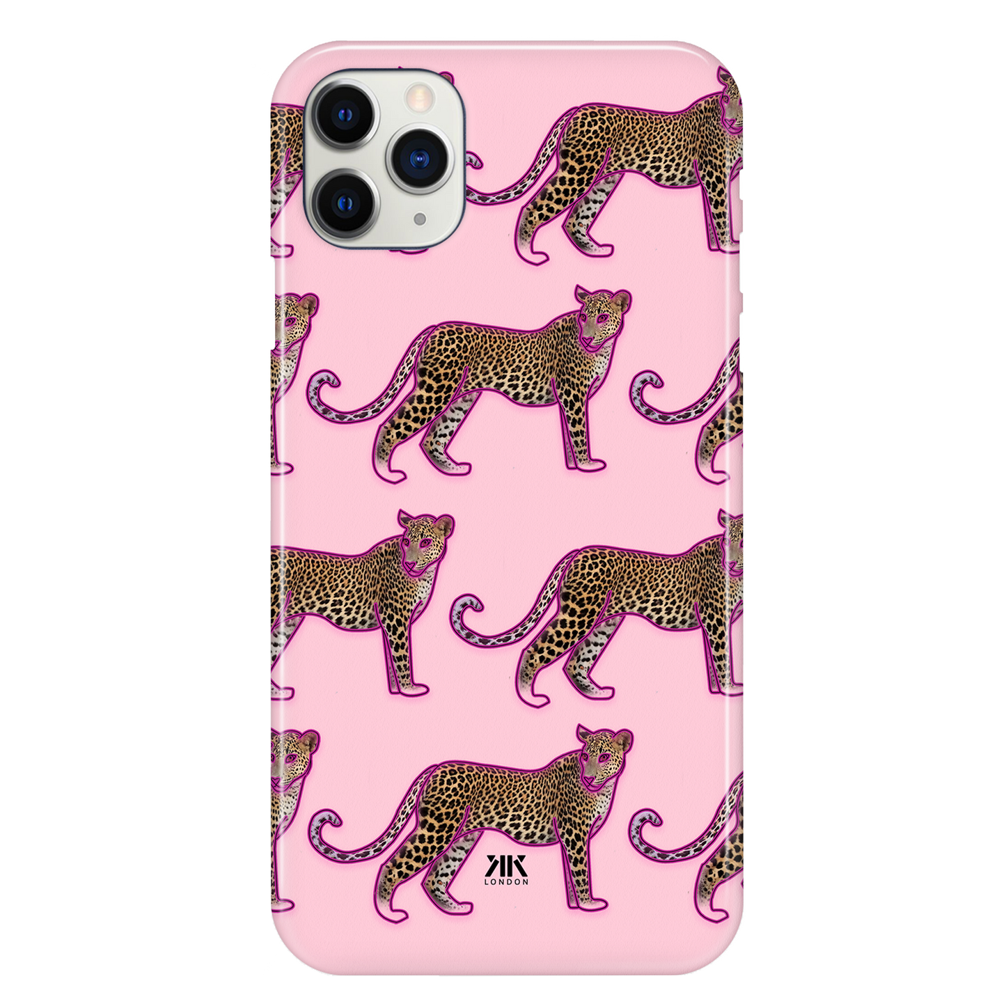 Pink Leopard Pattern Phone Case