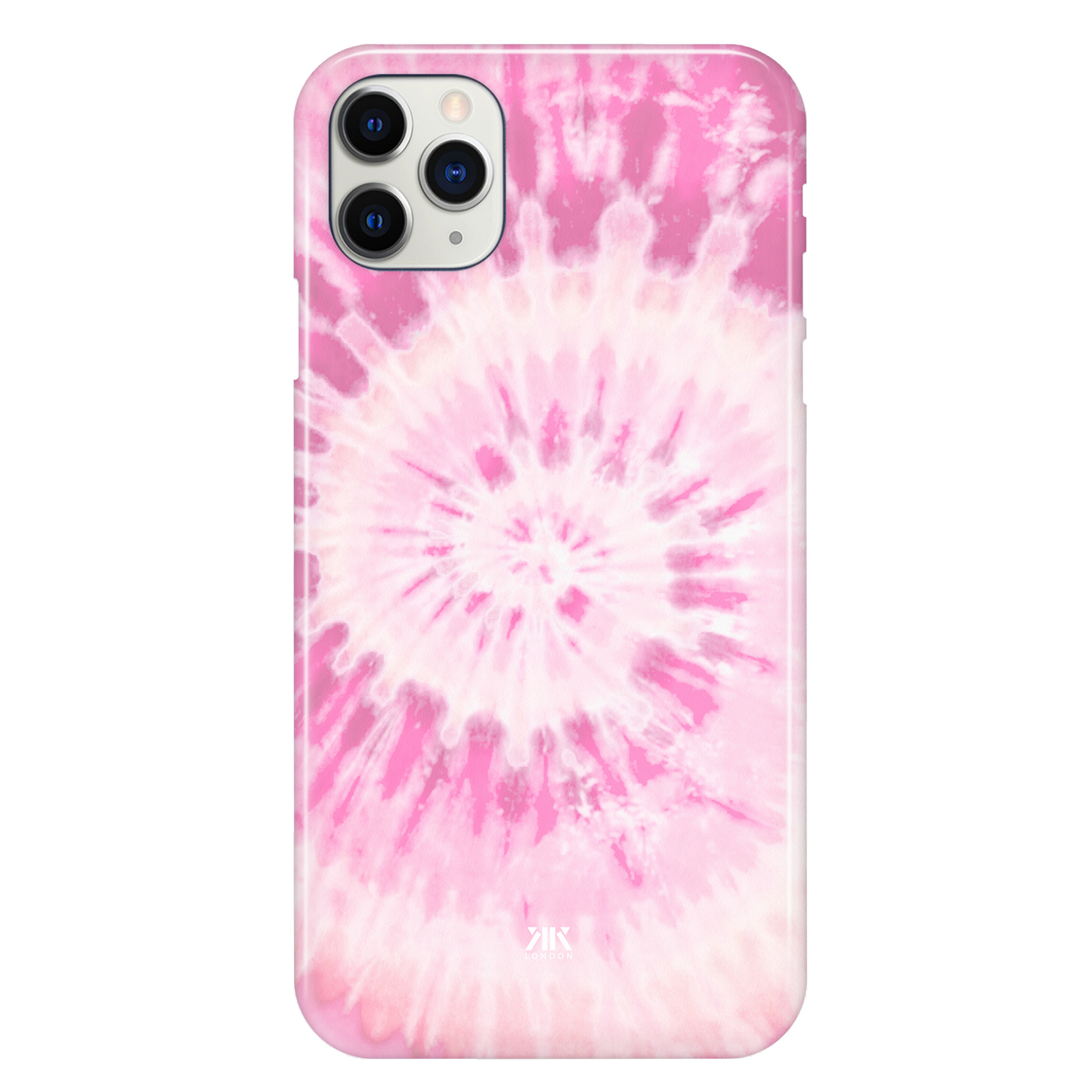 Pink Spiral Tie Dye Phone Case