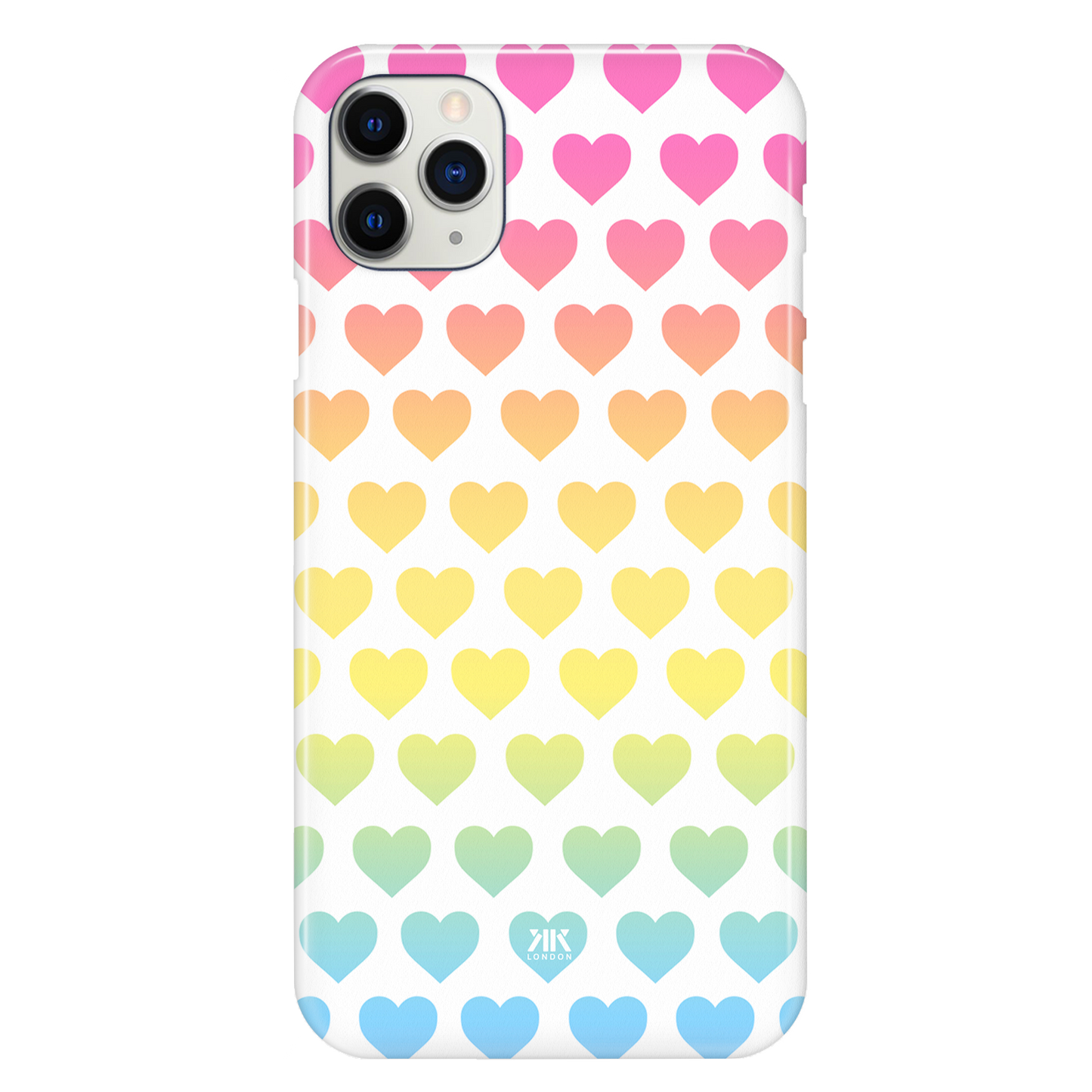 Rainbow Hearts Phone Case