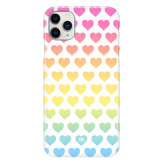 Rainbow Hearts Phone Case