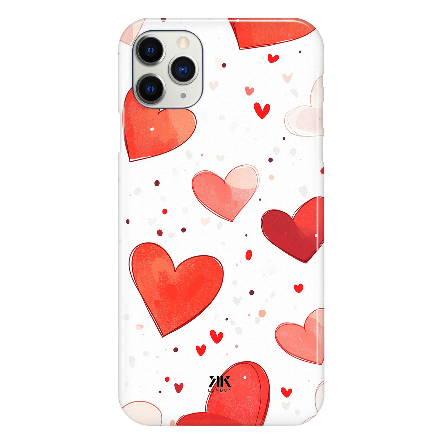 Red Hearts Phone Case