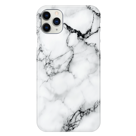 Marble White and Black Phone Case